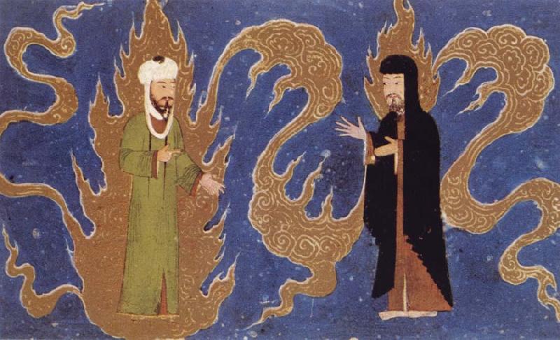 The Prophets Muhammad and Moses, unknow artist